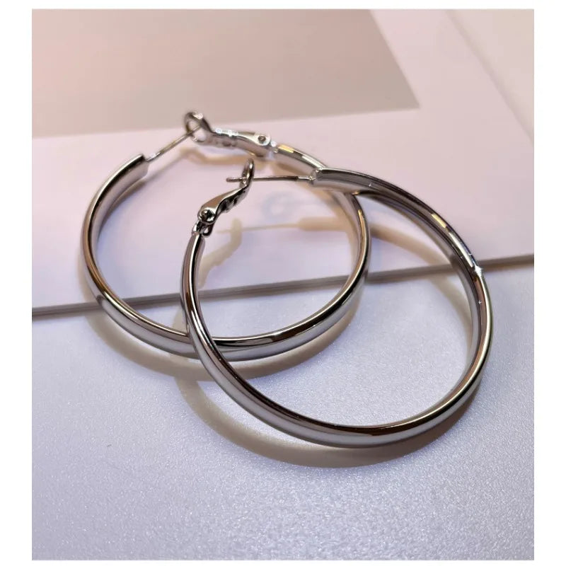Large Classic Hoop Earrings