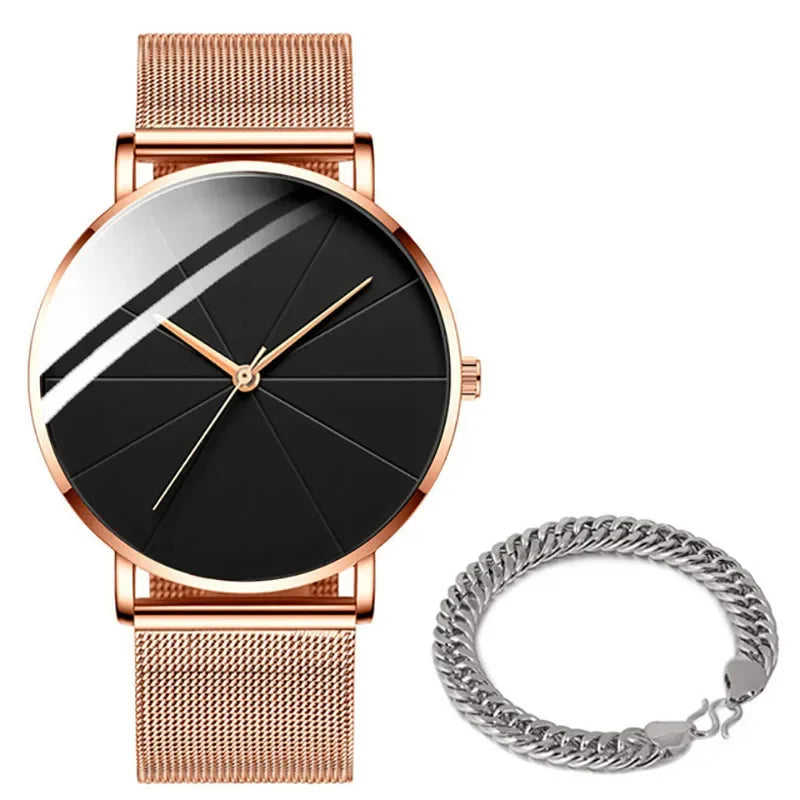 Minimalist Men Fashion Watches Simple Business