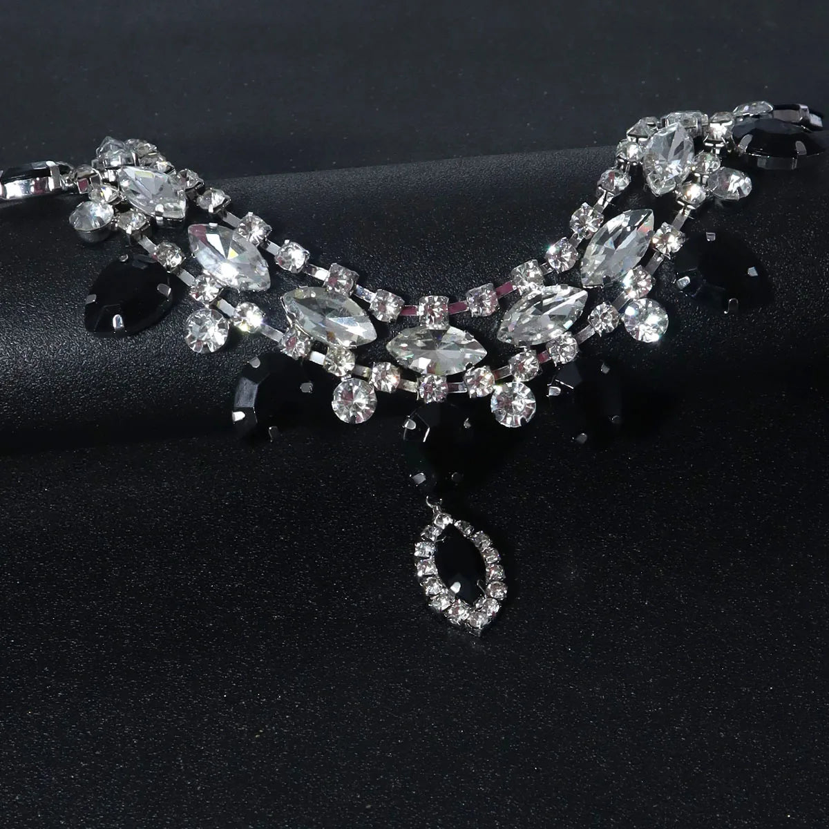 Elegant Crystal Choker Necklace