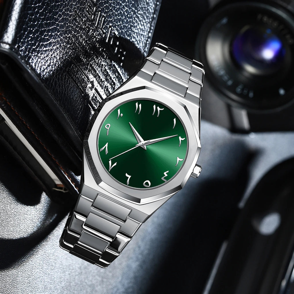 Modern Minimalist Creative All Black Men Watch 2025