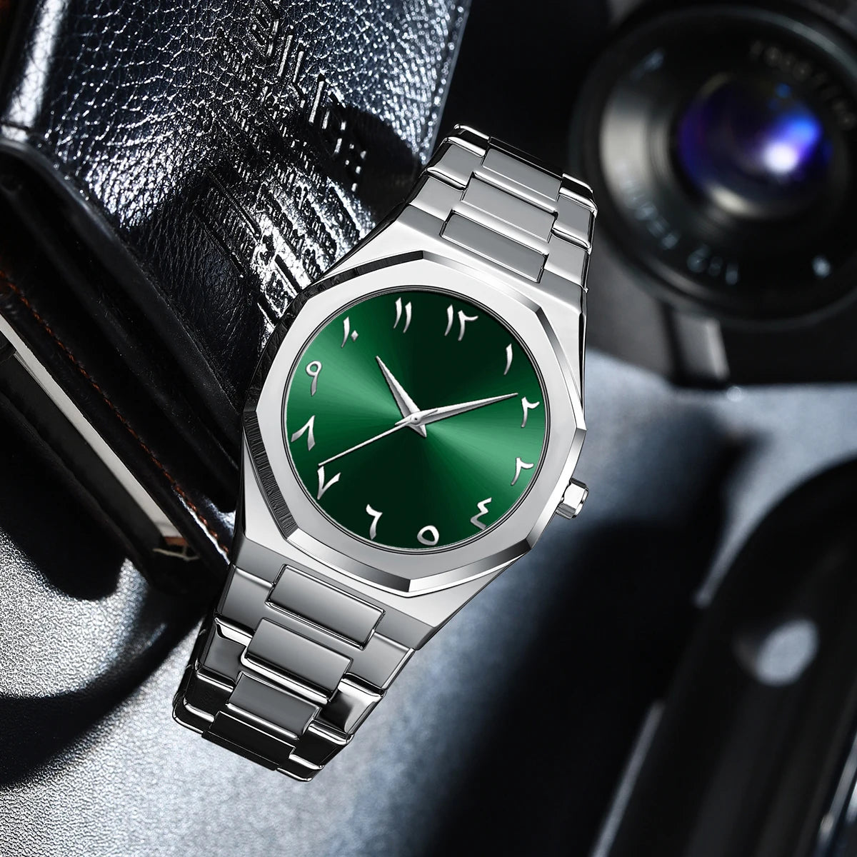 Modern Minimalist Creative All Black Men Watch 2025