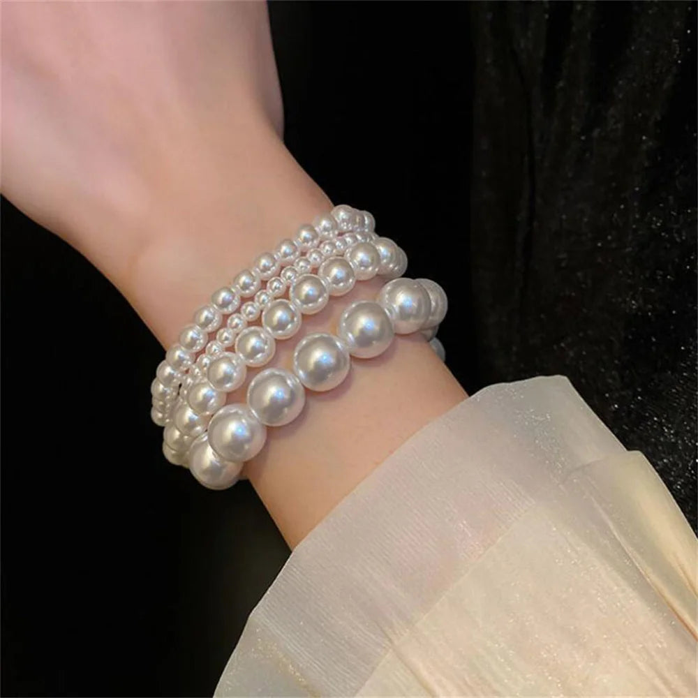 Retro Pearl Bead Bracelet