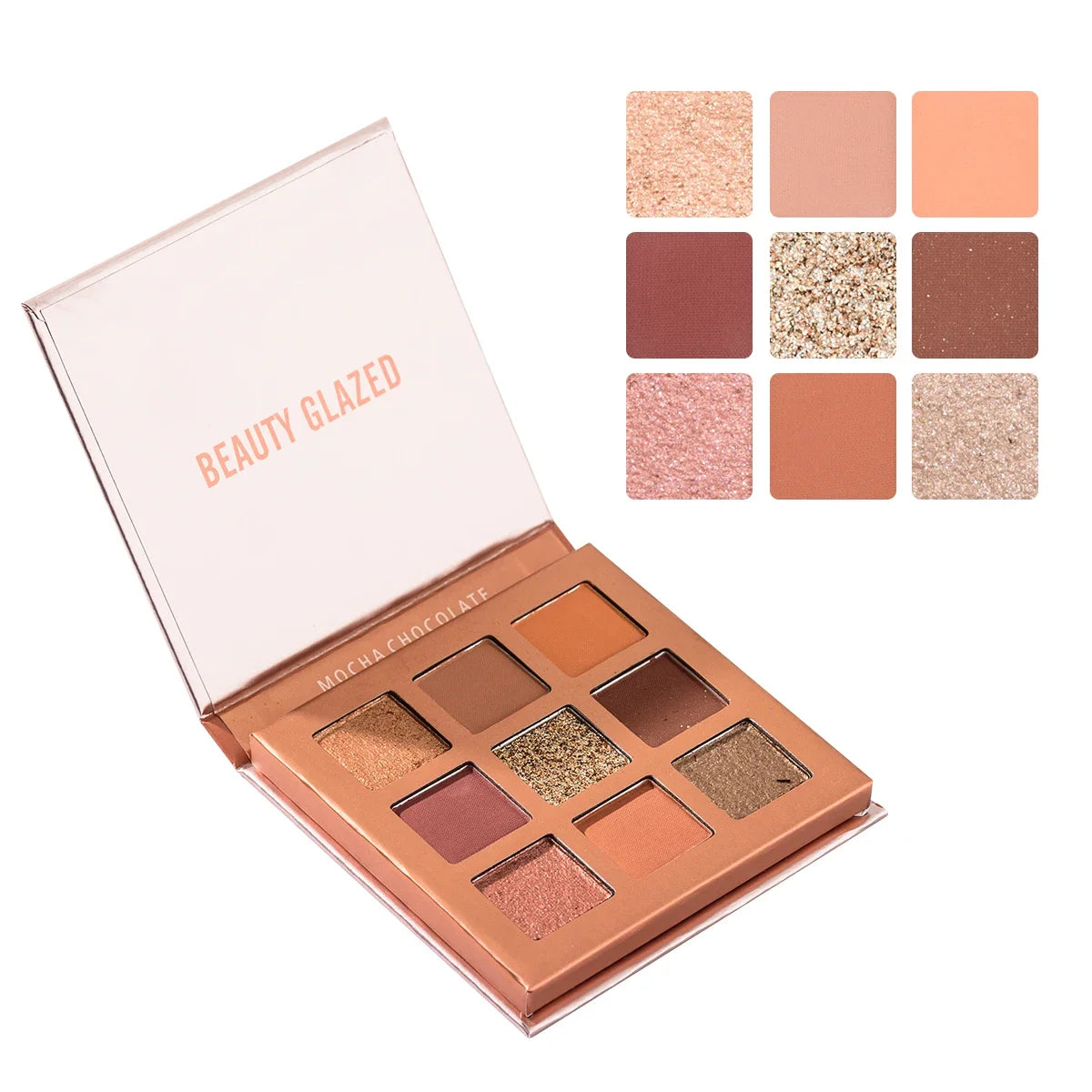Beauty GLAZED Eyeshadow Palette 9 Color Shimmer