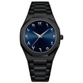 Modern Minimalist Creative All Black Men Watch 2025