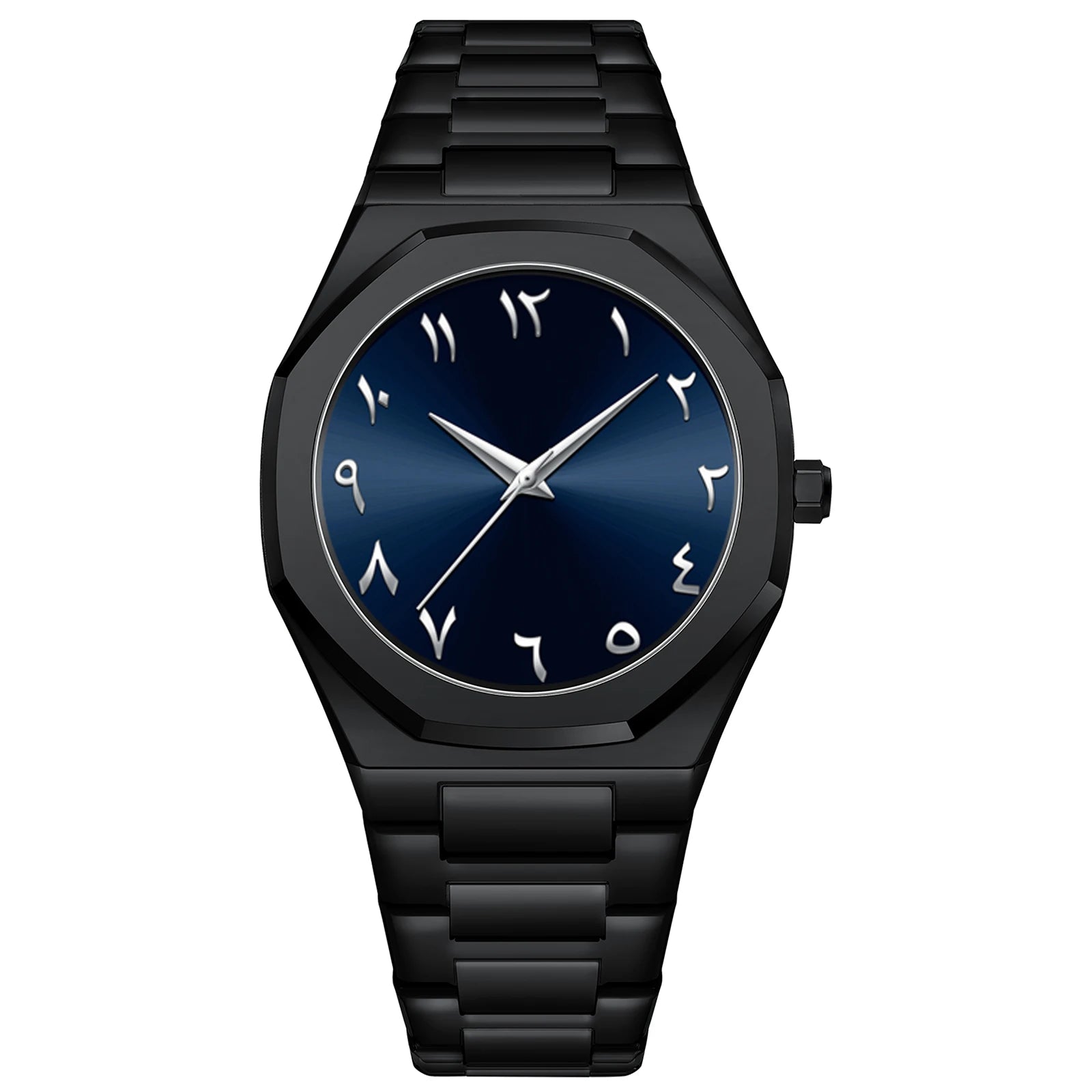 Modern Minimalist Creative All Black Men Watch 2025