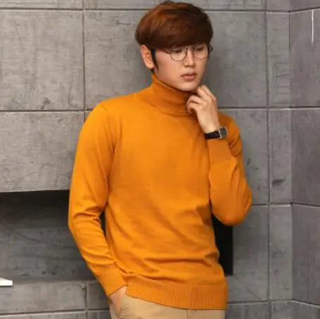 Men Cashmere Turtleneck Sweater