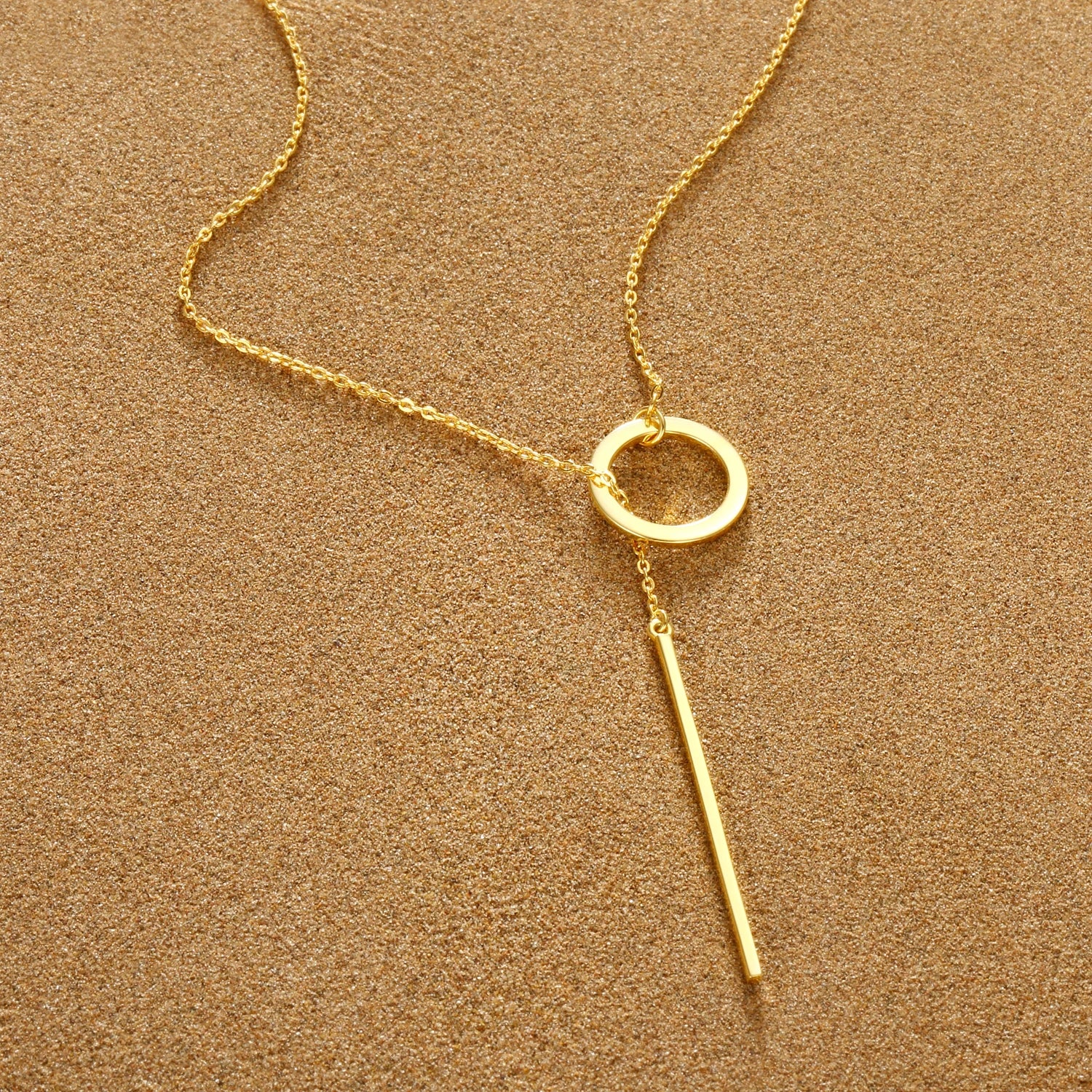 Round Pearl Pendant Necklace