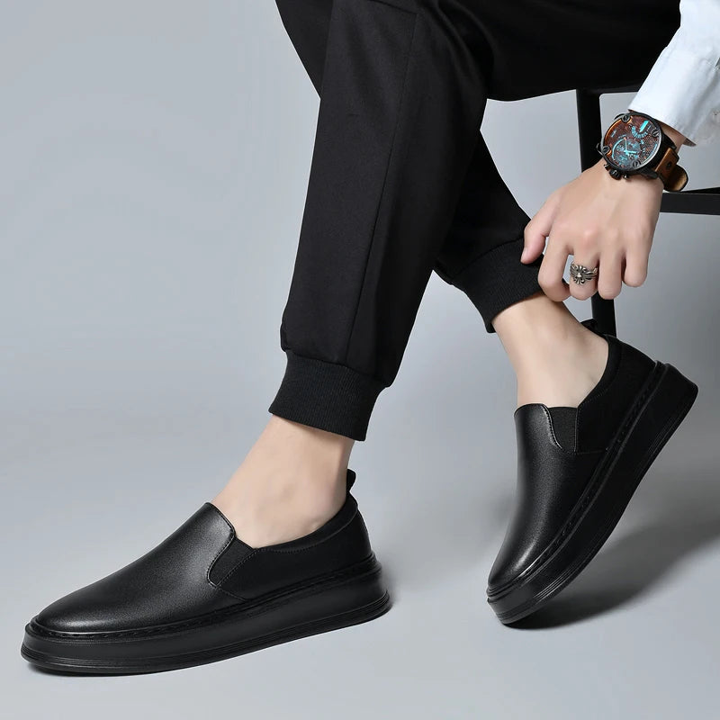 Men Leather Casual Loafers