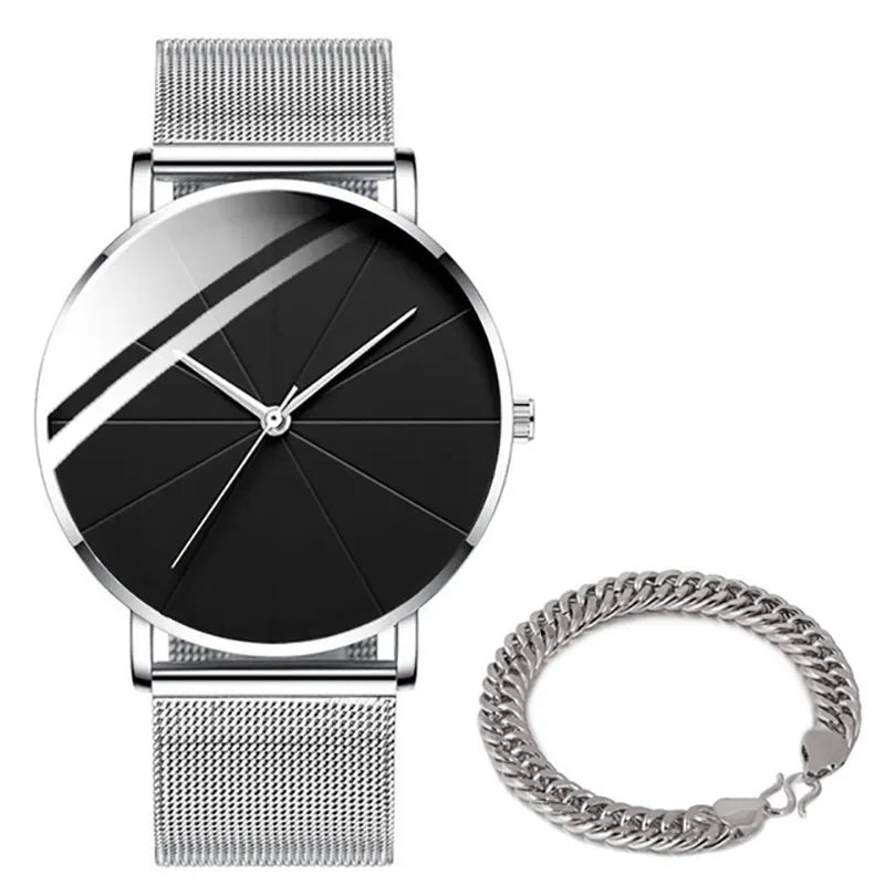 Minimalist Men Fashion Watches Simple Business