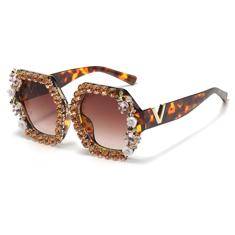 Stylish Diamond Blingbling Sunglasses For Mens Women