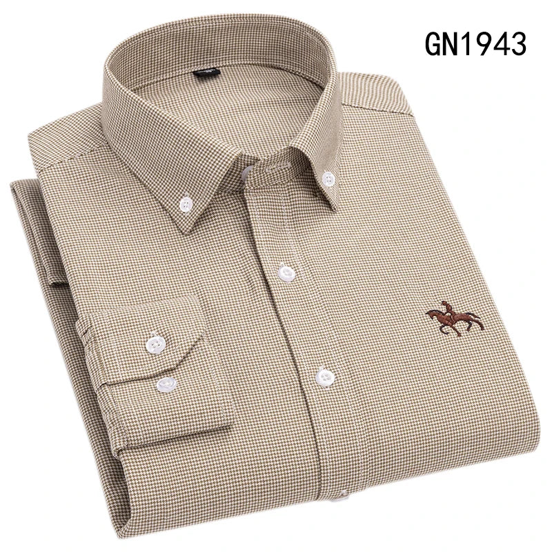 Men Cotton Oxford Shirt