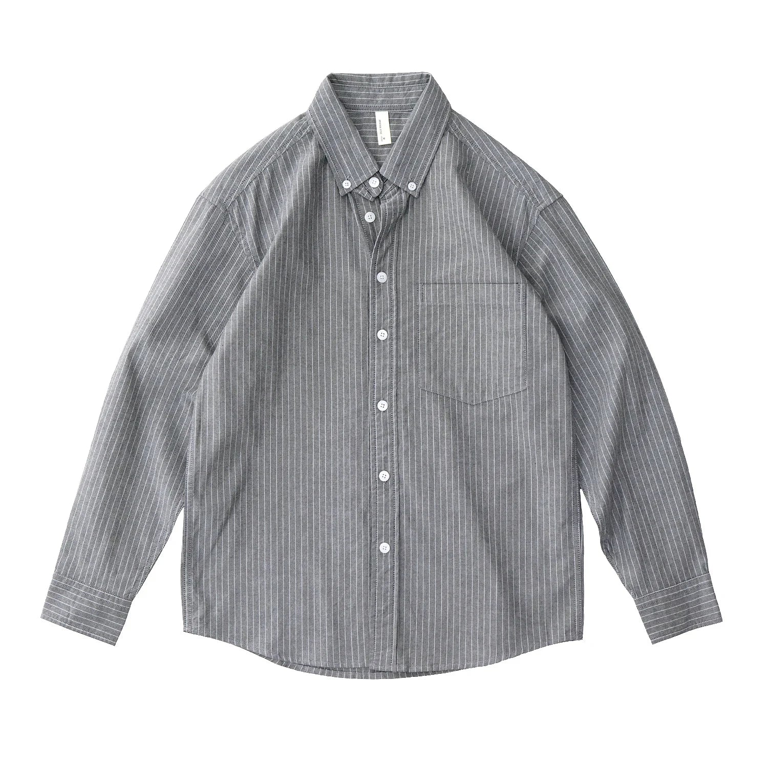 Men Pinstripe Oxford Shirt