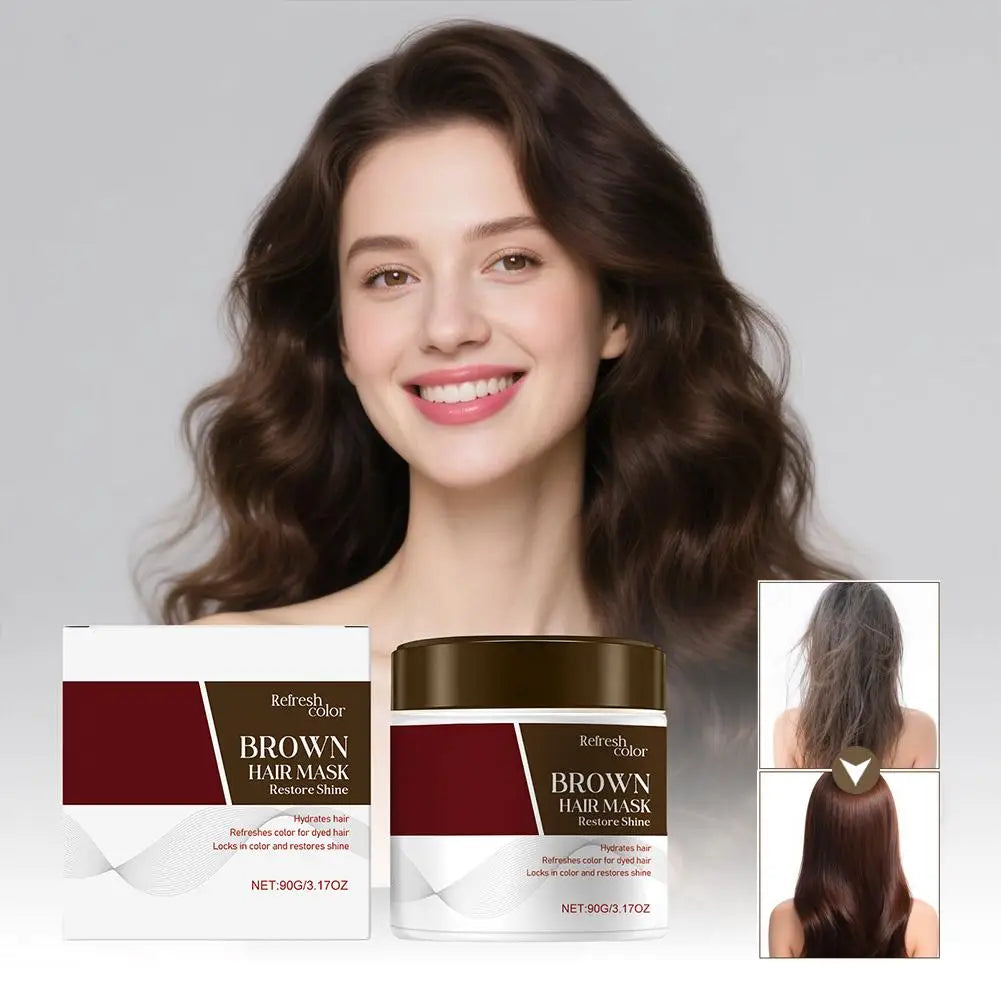 RED Hair Mask Nourishes Repairs Improves Dry Frizzy Hair