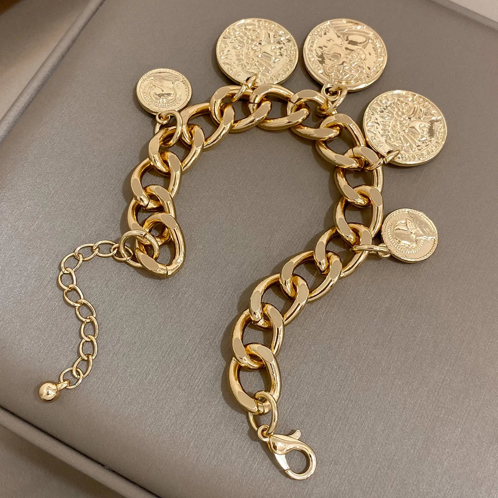 Gold Cuban Chain Bracelet