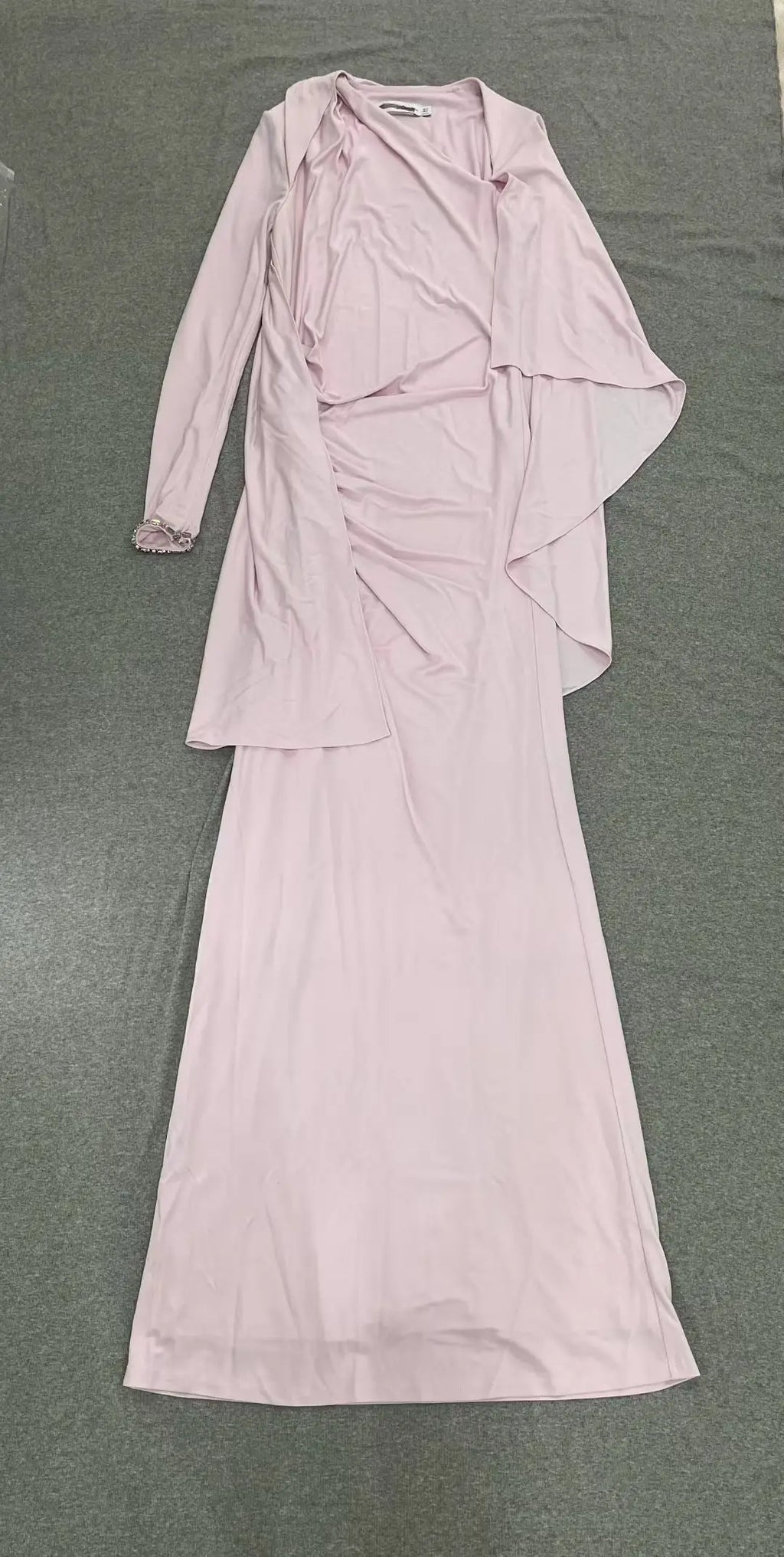 Women Pink Satin Dress