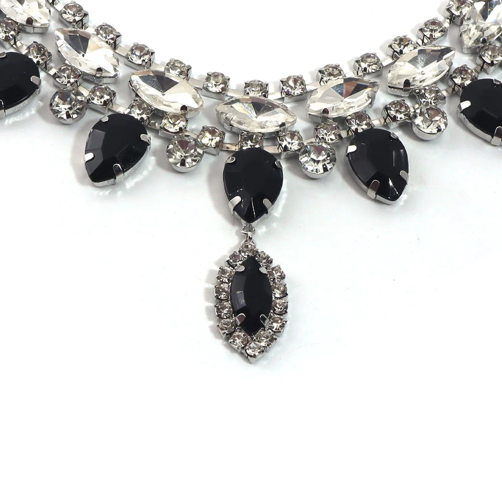 Elegant Crystal Choker Necklace