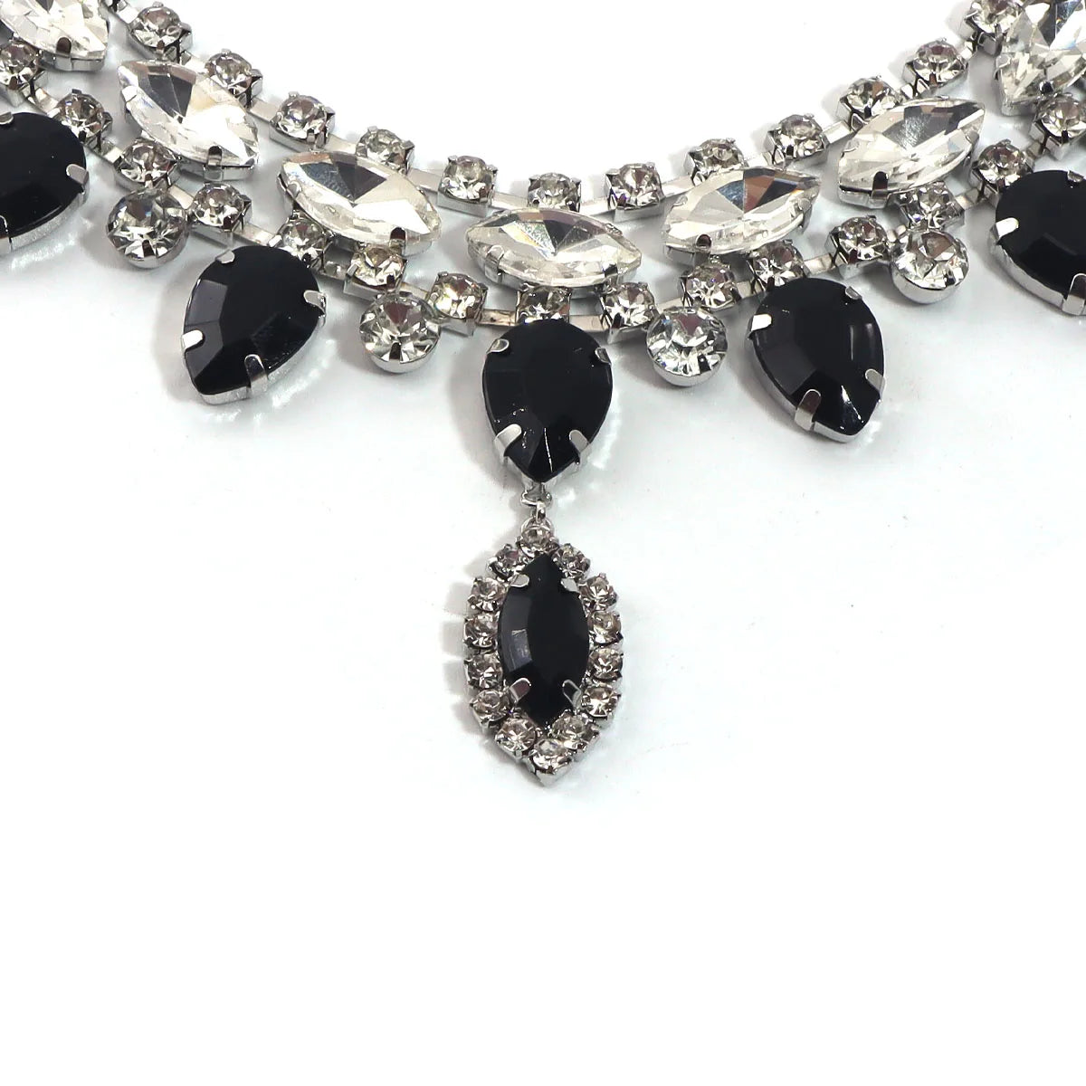 Elegant Crystal Choker Necklace