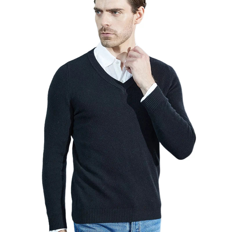 Men Cashmere Wool Sweater