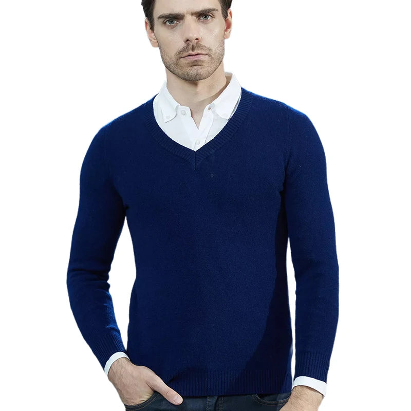 Men Cashmere Wool Sweater