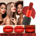 6 Color Embossed Matte Lipstick Easy to Apply