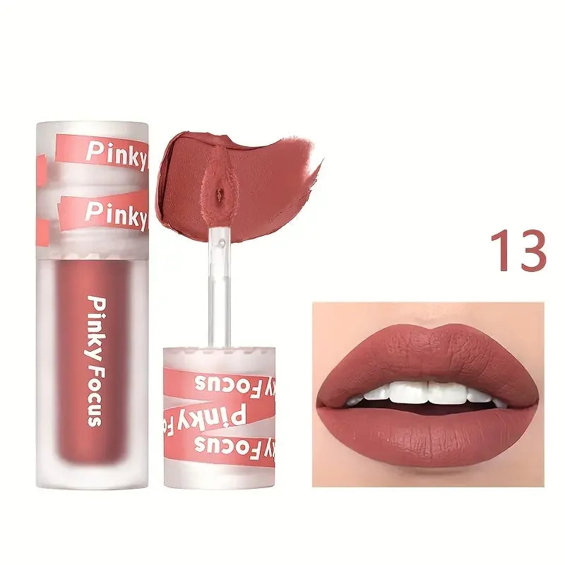 Matte Cream Lip Mud Smooth Texture Waterproof Long Lasting