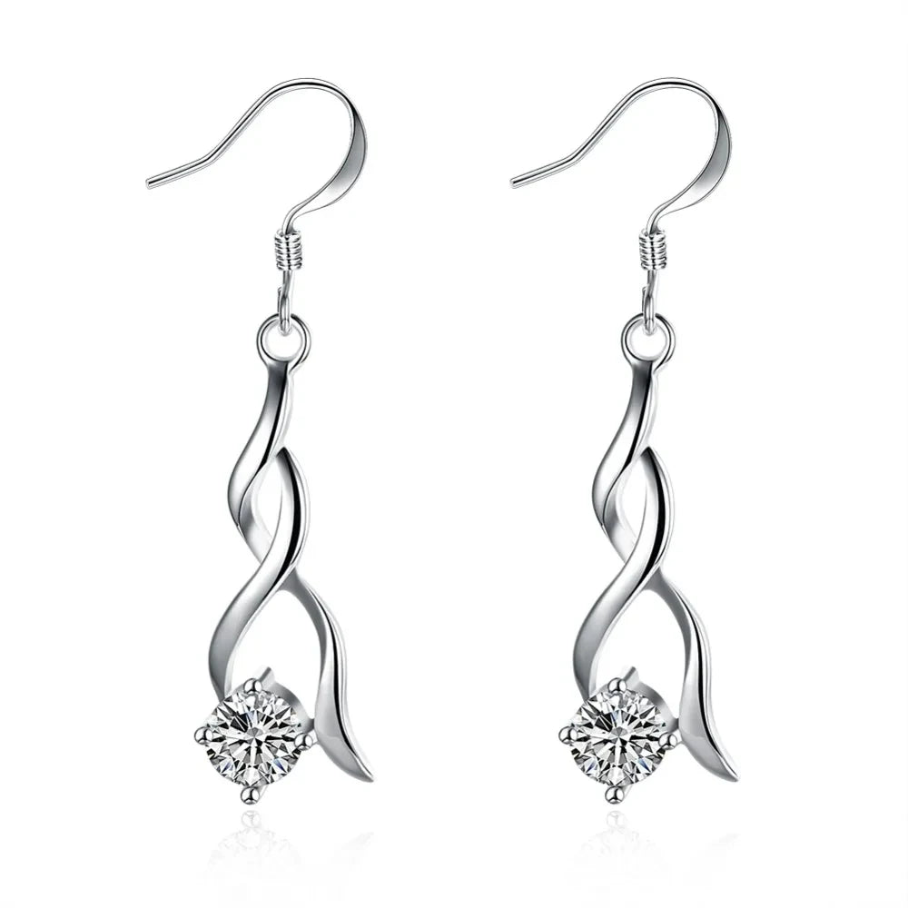 Sterling Silver Drop Earrings