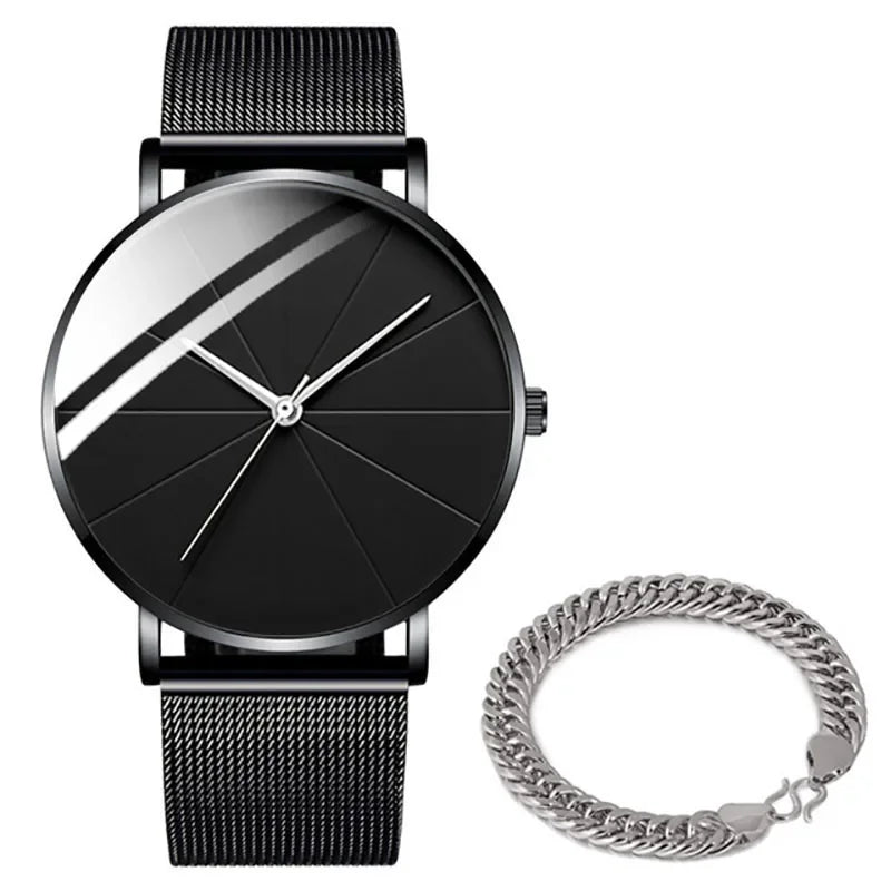 Minimalist Men Fashion Watches Simple Business