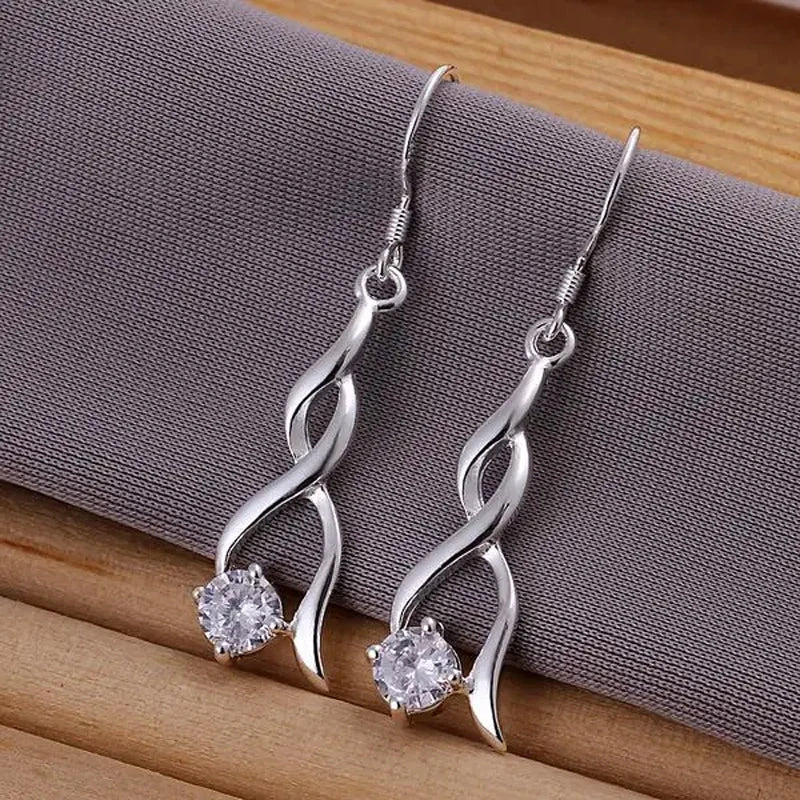 Sterling Silver Drop Earrings