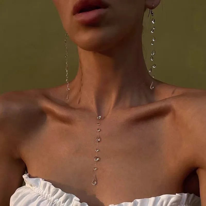Water Drop Jewelry Set