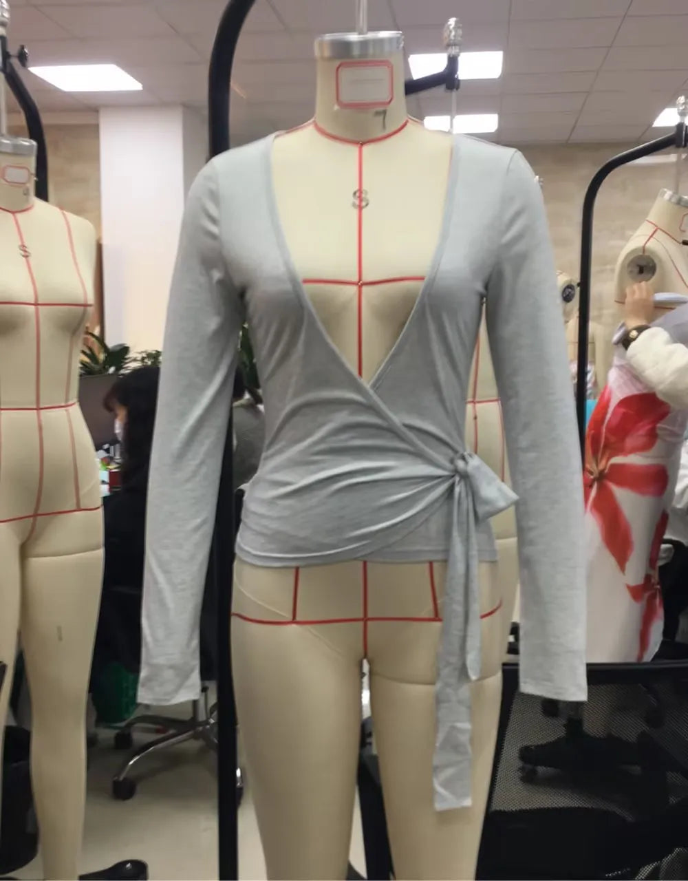 Women Yoga Wrap Top