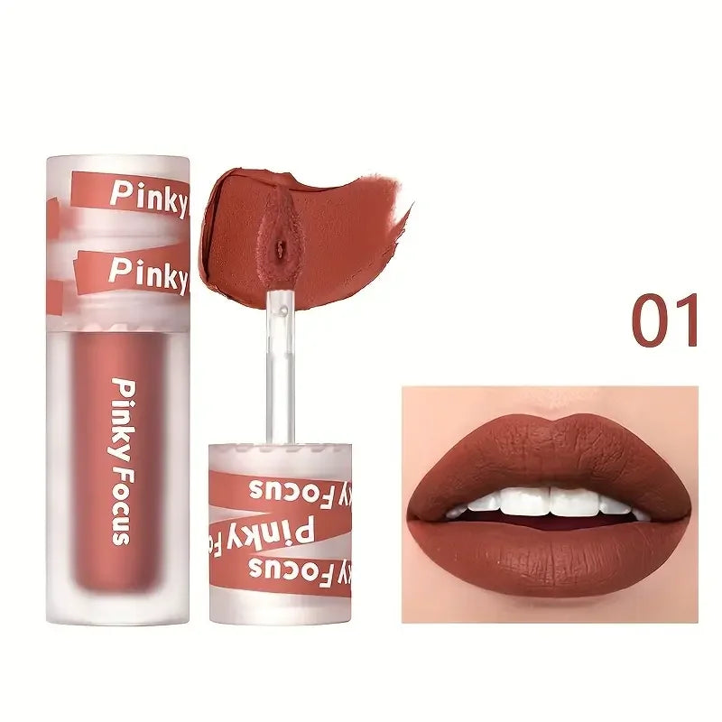 Matte Cream Lip Mud Smooth Texture Waterproof Long Lasting