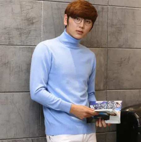 Men Cashmere Turtleneck Sweater