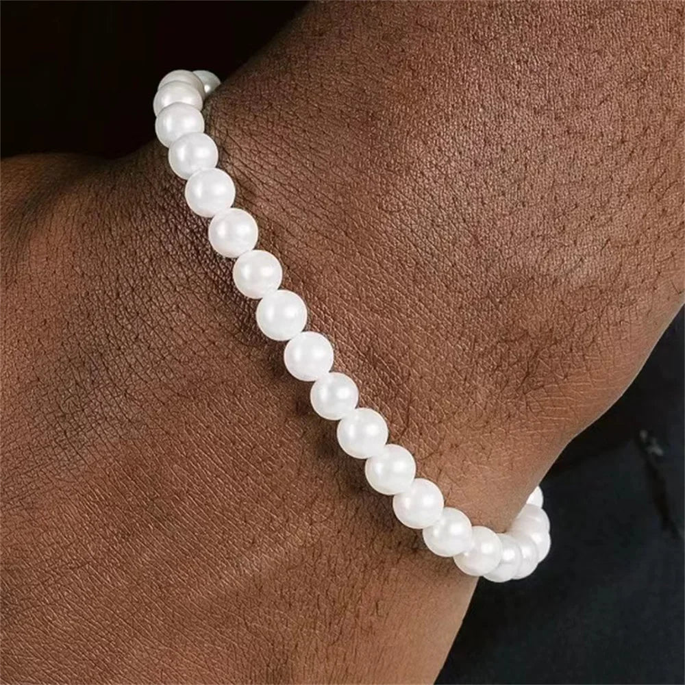 Retro Pearl Bead Bracelet