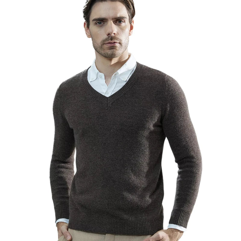 Men Cashmere Wool Sweater