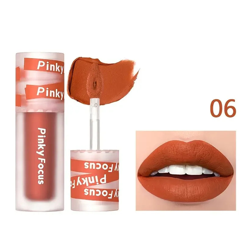 Matte Cream Lip Mud Smooth Texture Waterproof Long Lasting