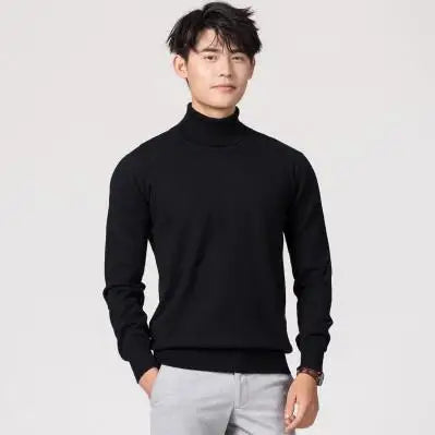 Men Cashmere Turtleneck Sweater