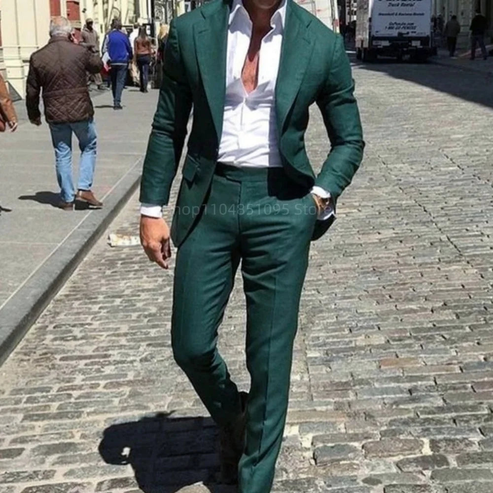 Men Slim Fit Suit