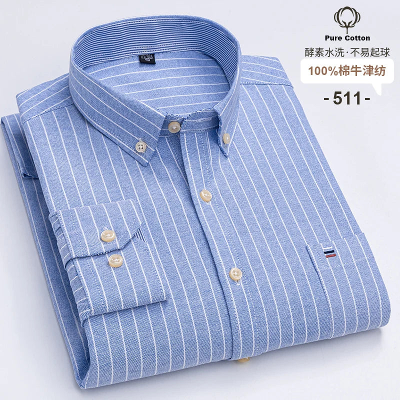 Men Oxford Cotton Shirt