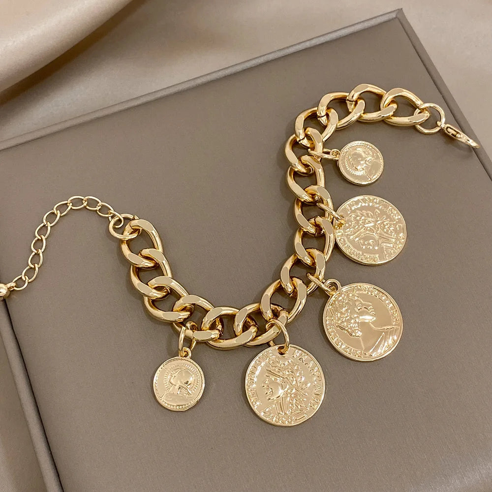 Gold Cuban Chain Bracelet
