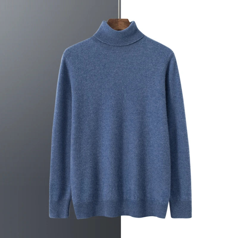 Men Cashmere Turtleneck Sweater
