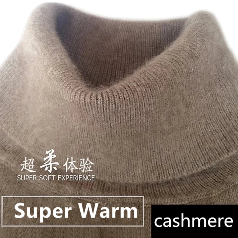 Men Cashmere Turtleneck Sweater