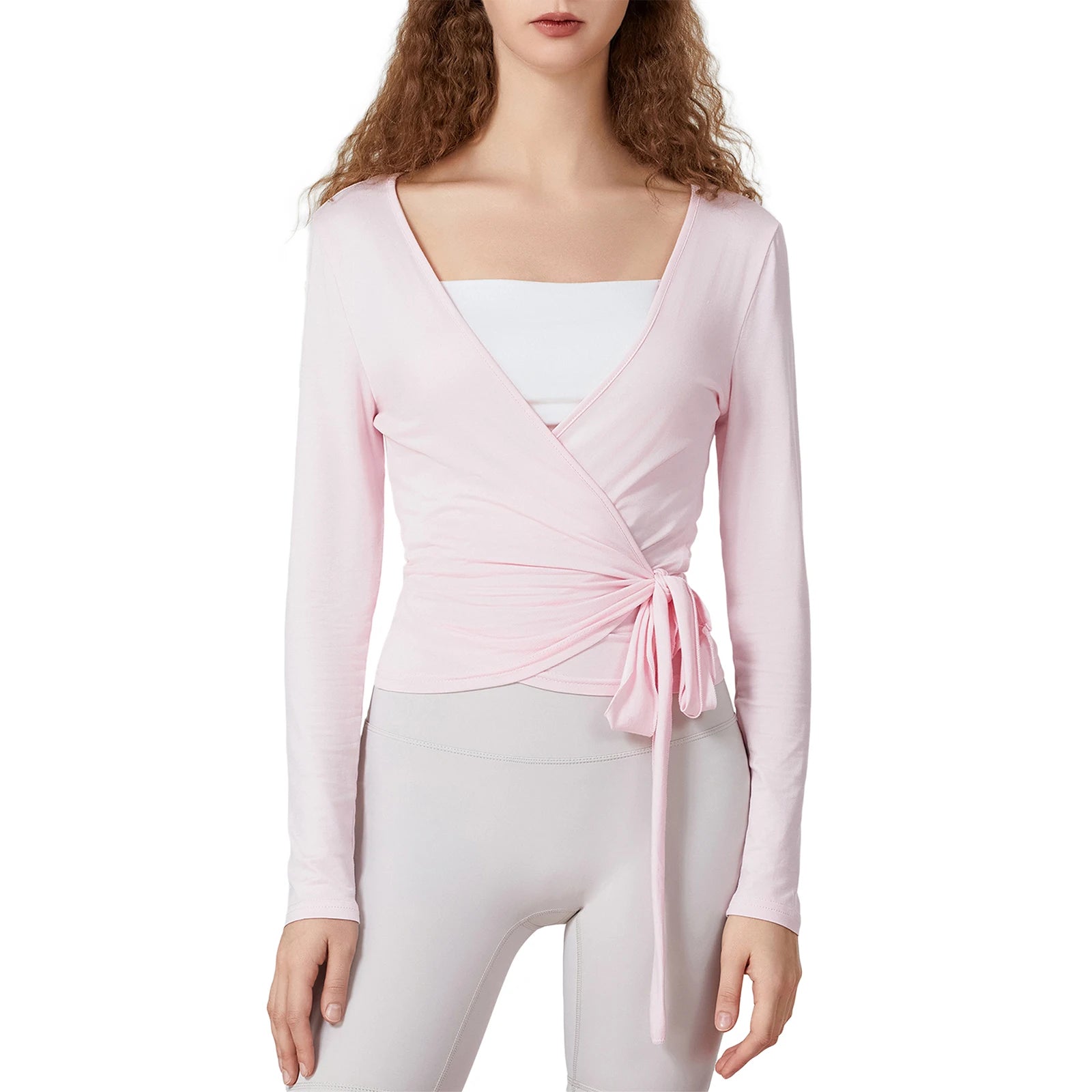 Women Yoga Wrap Top