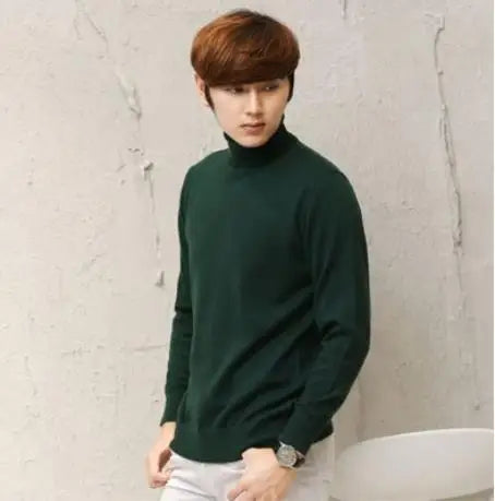Men Cashmere Turtleneck Sweater