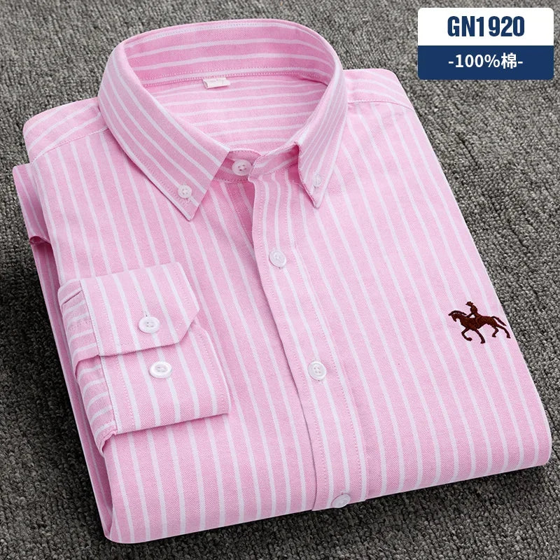 Men Cotton Oxford Shirt