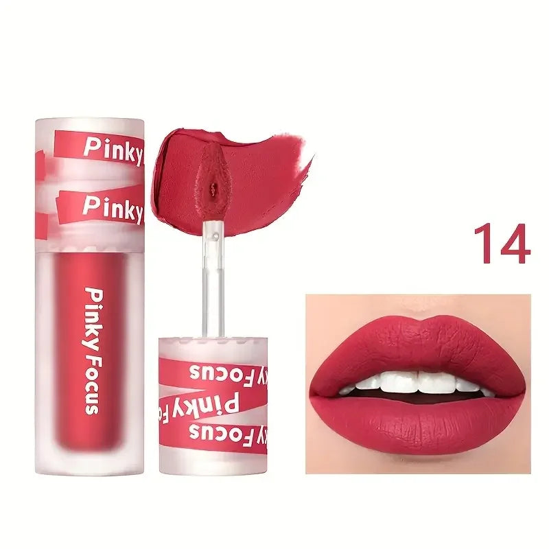 Matte Cream Lip Mud Smooth Texture Waterproof Long Lasting