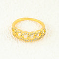 Gold Zirconia Cocktail Ring