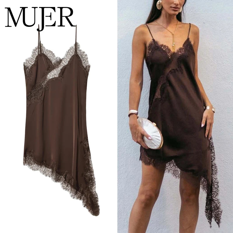 Women Lace Mini Dress