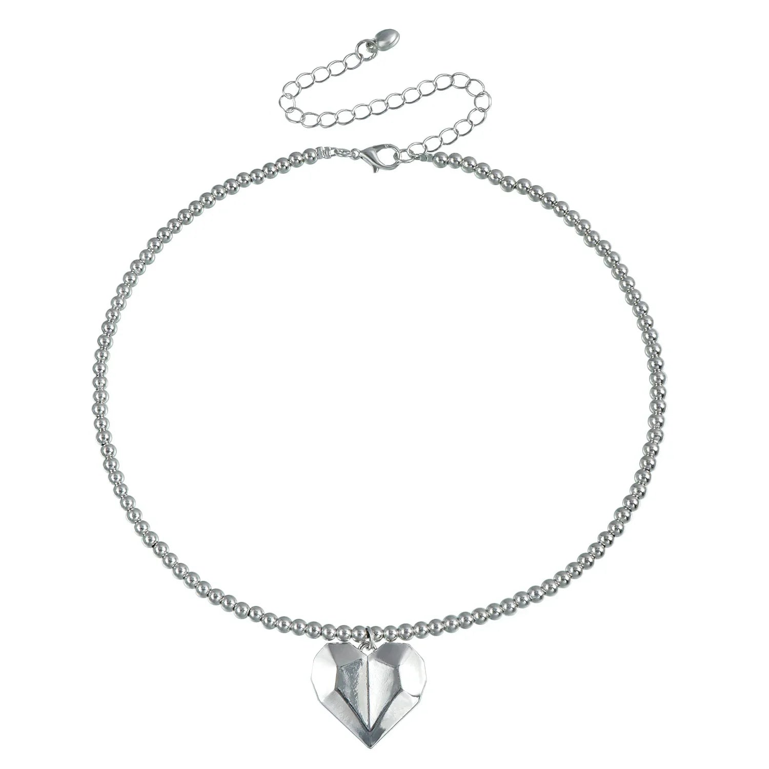 Layered Heart Pendant Necklace