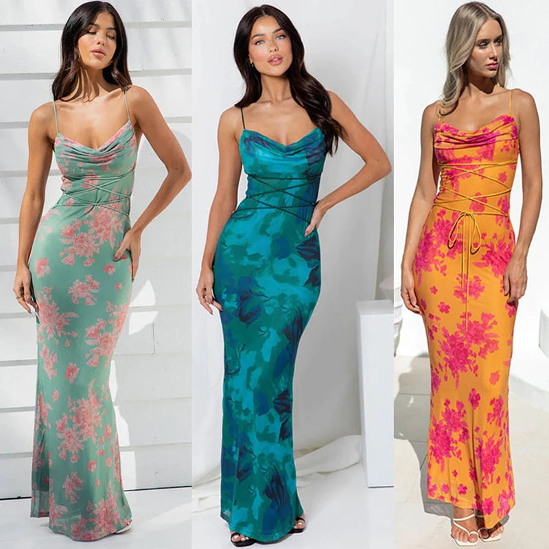 Women Lace Wrap Dress