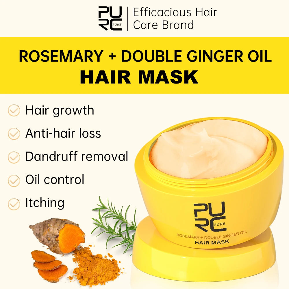 PURC Nourishing Hair Mask with Rosemary Oil and Ginger